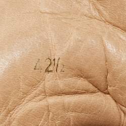 Pre Owned Christian Louboutin Black Leather Louis Spikes High Top Sneakers Size 42.5