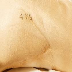 مملوكة مسبقًا Christian Louboutin Multicolor Woven Leather Louis Spikes Cap Toe High Top Sneakers Size 41.5