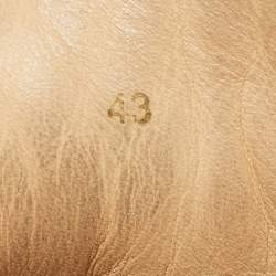 مملوكة مسبقًا Christian Louboutin Blue Leather Louis Spike High Top Sneakers Size 43