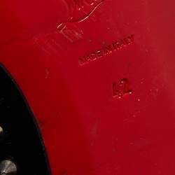 Pre Owned Christian Louboutin Black Velvet Dandelion Spike Loafers Size 42