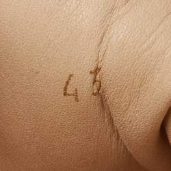 مملوكة مسبقًا Christian Louboutin Tricolor Snakeskin and Leather Louis Junior Spikes Sneakers Size 43