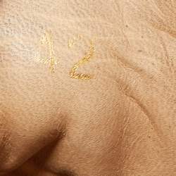 Pre Owned Christian Louboutin Multicolor Crystal Embellished Suede, Leopard Print Calf Hair and Leather No Limit Spikes Sneakers Size 42