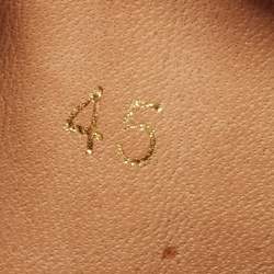 Pre Owned Christian Louboutin White Leather Vieira Low Top Sneakers Size 45