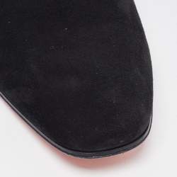 Christian Louboutin Black Suede Dandelion Loafers Size 41