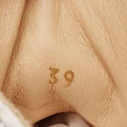 مملوكة مسبقًا حذاء رياضي كريستيان لوبوتان رانتاس أورلاتو جلد مغزول متعدد الألوان مقاس 39