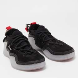 Christian Louboutin Black Suede Arpoador Sneakers Size 42.5 