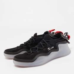 Christian Louboutin Black Suede Arpoador Sneakers Size 42.5 