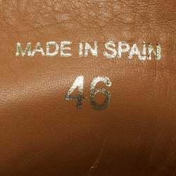 Christian Louboutin Brown Suede Nanou Orlato Espadrille Flats Size 46