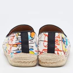 Christian Louboutin Multicolor Canvas Nanou Orlato Donna Floral Espadrilles Size 40