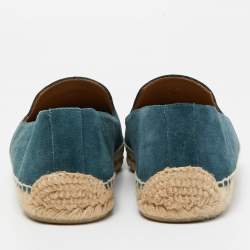 Christian Louboutin Blue Suede Orlato Espadrilles Size 40  
