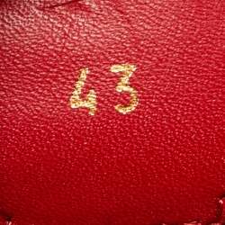 Christian Louboutin Denim And Leather Red-Runner Sneakers Size 43