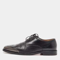 Christian Louboutin Black Leather Gareth Derby Size 40