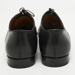 Christian Louboutin Black Leather Greggo Oxfords Size 43