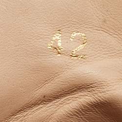 Pre Owned Christian Louboutin Black Leather Spikes High Top Sneakers Size 42