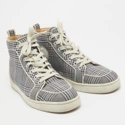 Christian Louboutin  Monochrome Canvas Rantus Orlato Sneakers Size 41