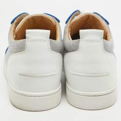 Christian Louboutin Multicolor Canvas and Leather Rantulow Sneakers Size 45.5