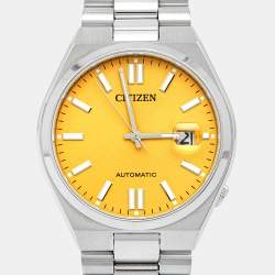 Citizen Yellow Stainless Steel Classic 8210-S126967 Men's Wristwatch 40 mm