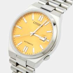 Citizen Yellow Stainless Steel Classic 8210-S126967 Men's Wristwatch 40 mm