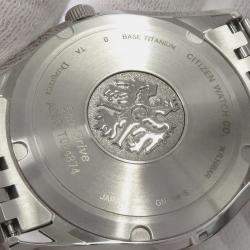 Pre Owned Citizen Eco-Drive A060-T024874 Automatic Blue Titanium Men's Wristwatch 38 mm