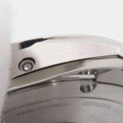 Pre Owned Citizen Eco-Drive A060-T024874 Automatic Blue Titanium Men's Wristwatch 38 mm