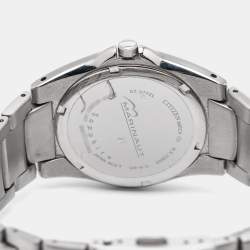 Citizen Black Stainless Steel Marinaut 2510-S016801 HSB Men's Wristwatch 38 mm