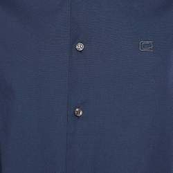 Class by Roberto Cavalli Navy Blue Buttoned Up Shirt M