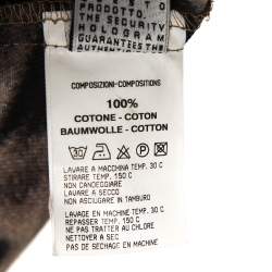 Pre Owned Class by Roberto Cavalli Brown Cotton Animal Print Shirt L