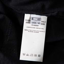 مملوكة مسبقًا تي شيرت بولو كلاس باي روبرتو كافالي قطن أسود جيب سفاري مقاس وسط (ميديوم)