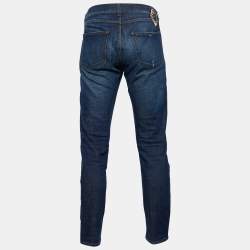 Class by Roberto Cavalli Blue Denim Slim Fit Jeans L/Waist 35"