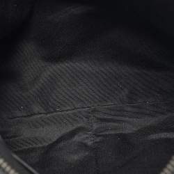 Coach Black Leather Wristlet Zip Pouch