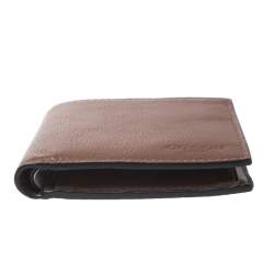 Coach Brown Leather Compact Bifold Wallet