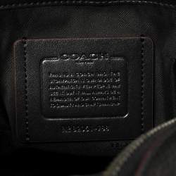 Coach Black Leather Metropolitan Sling Backpack