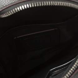 Coach Black Leather Metropolitan Sling Backpack
