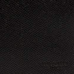 Coach Black Leather Money Clip Bifold Wallet