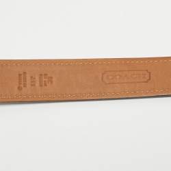 Coach Black Leather Buckle Belt 85CM