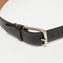Coach Black Leather Buckle Belt 85CM