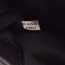Coach Black Leather Heritage Web Messenger Bag