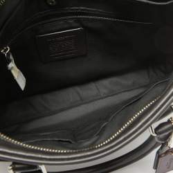 Coach Choco Brown Signature Coated Canvas Metropolitan Briefcase/Laptop Bag