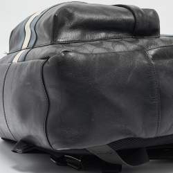 Coach Black Coated Canvas and Leather New Varsity Charles Backpack