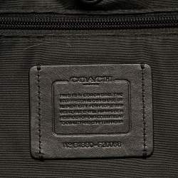 Coach Black Coated Canvas and Leather New Varsity Charles Backpack