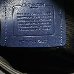Coach Navy Blue Leather Charles Messenger Bag