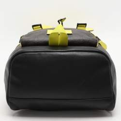 Coach  Colorblock Coated Canvas and Leather Track Backpack