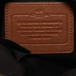 Coach Brown Leather Metropolitan Map Messenger Bag