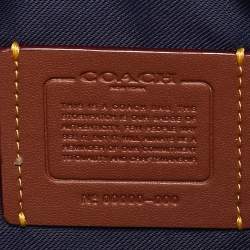 Coach Blue Leather Charter Camera Crossbody Bag