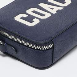 Coach Blue Leather Charter Camera Crossbody Bag