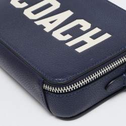 Coach Blue Leather Charter Camera Crossbody Bag