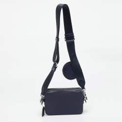 Coach Blue Leather Charter Camera Crossbody Bag