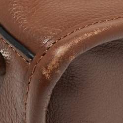 Coach Brown/Black Leather Bond Briefcase Bag