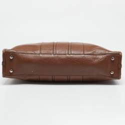 Coach Brown/Black Leather Bond Briefcase Bag