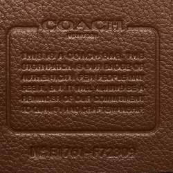 Coach Brown/Black Leather Bond Briefcase Bag